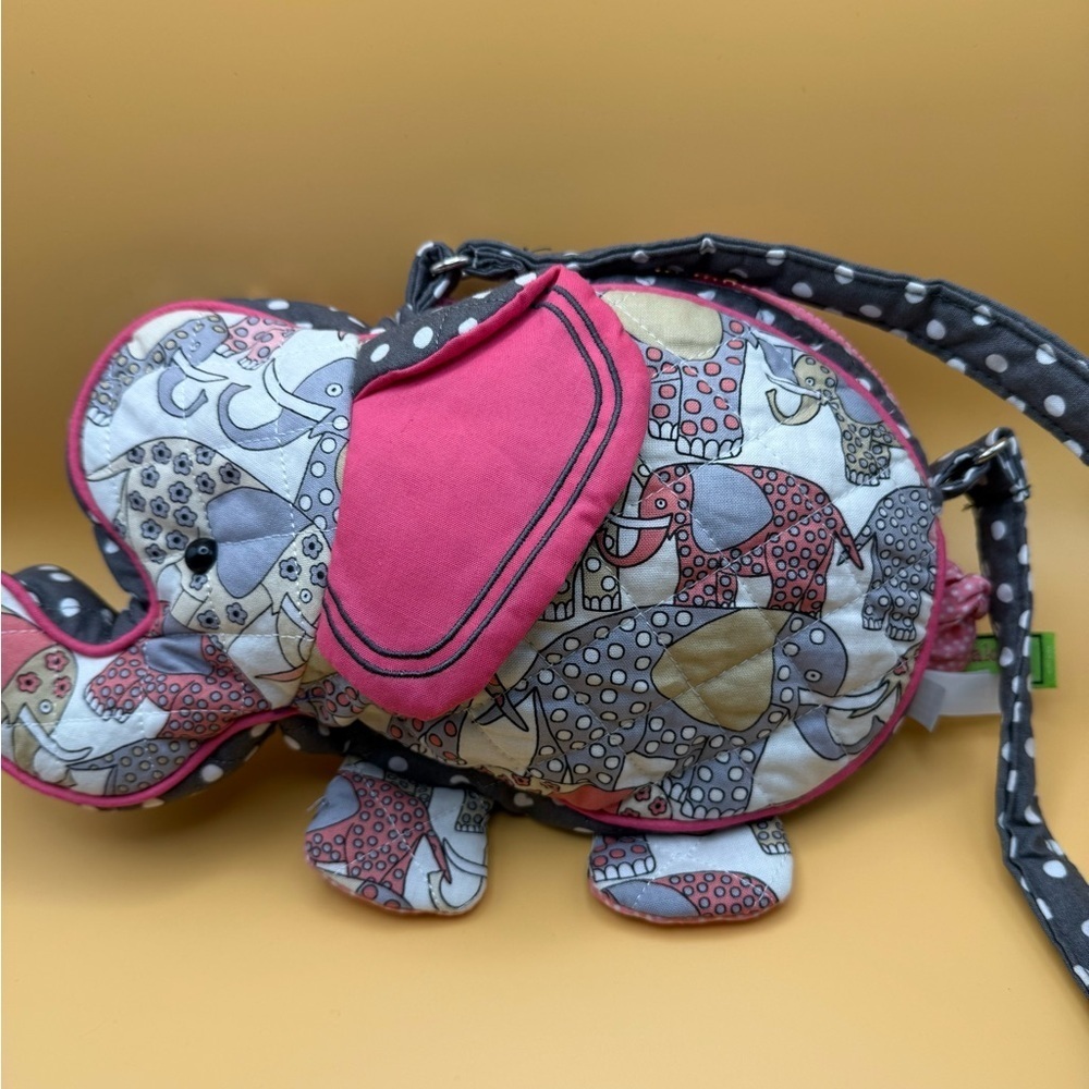 Douglas Elephant Quilted Crossbody Bag Kids Purse - Picture 6 of 9